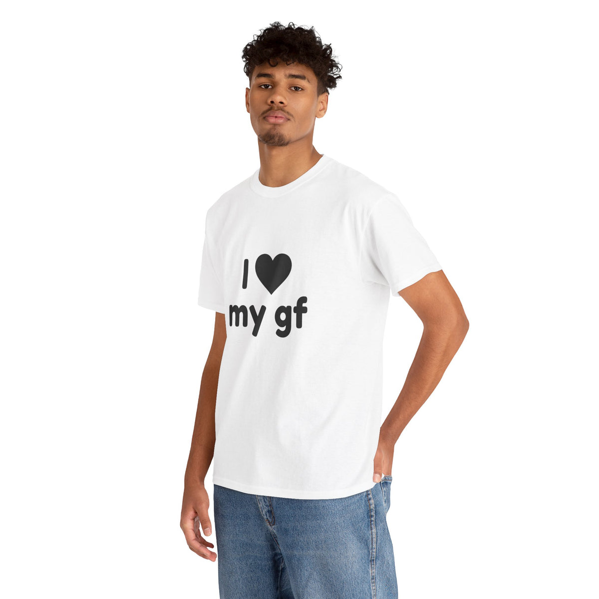 I Heart My Gf Tee — Cute Unisex Relationship T-Shirt for Girlfriend Love & Anniversary Gift