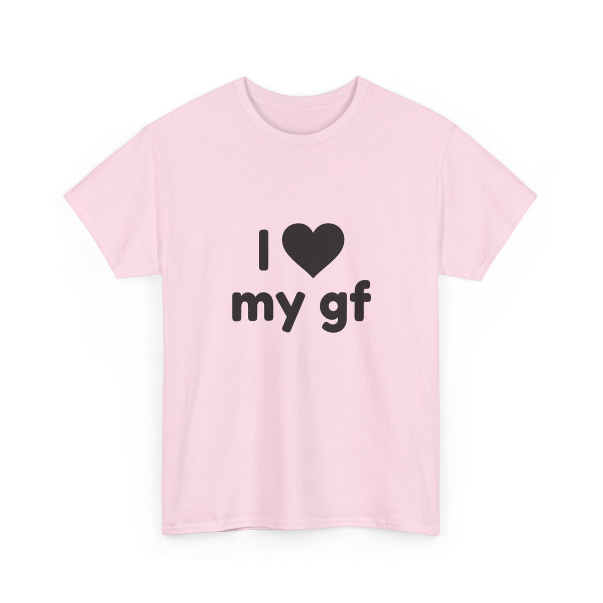 I Heart My Gf Tee — Cute Unisex Relationship T-Shirt for Girlfriend Love & Anniversary Gift
