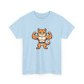 Muscle Cat T‑Shirt — Cute Bodybuilder Cat Graphic Tee