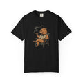 Smoking Capybara Graphic T-Shirt — Vintage Lounge Cartoon Tee