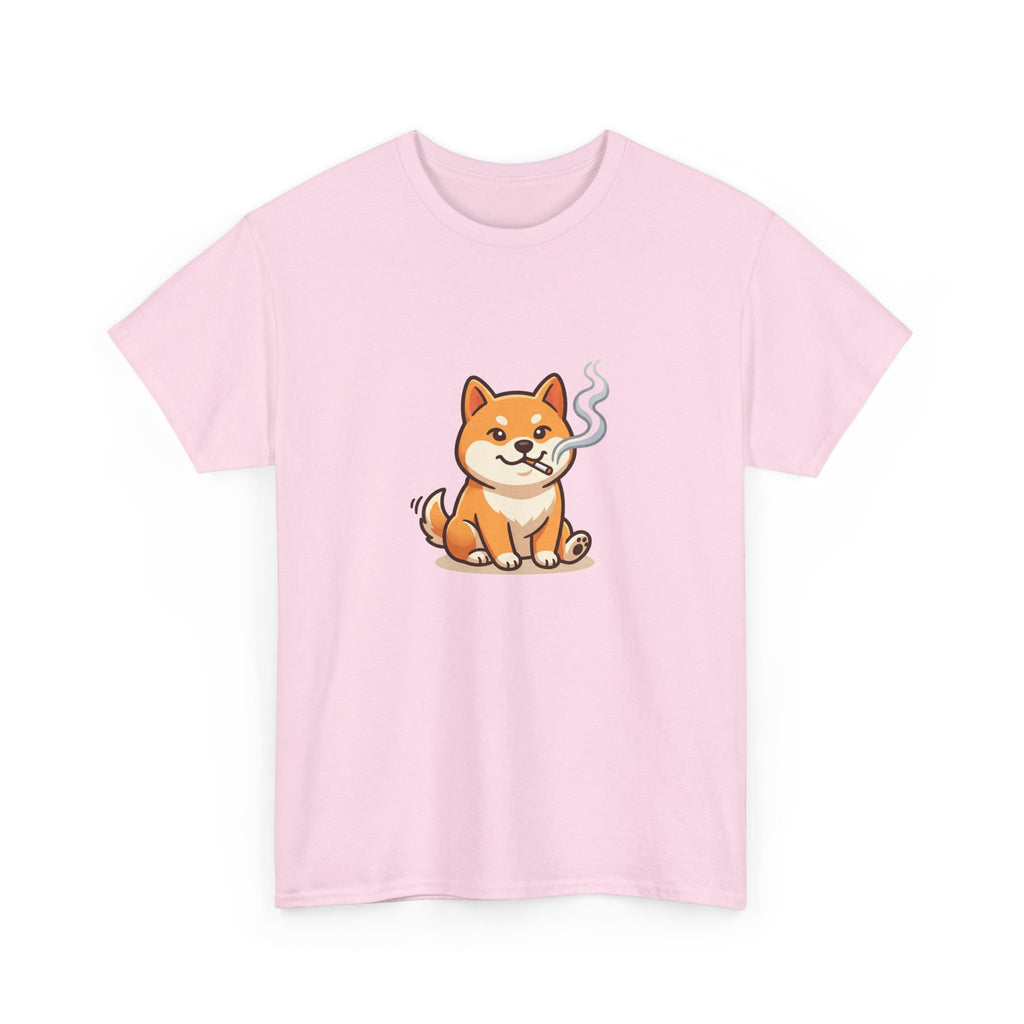 Shiba Inu Cartoon Tee — Cute Smiling Shiba Dog Graphic T-Shirt