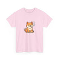 Shiba Inu Cartoon Tee — Cute Smiling Shiba Dog Graphic T-Shirt