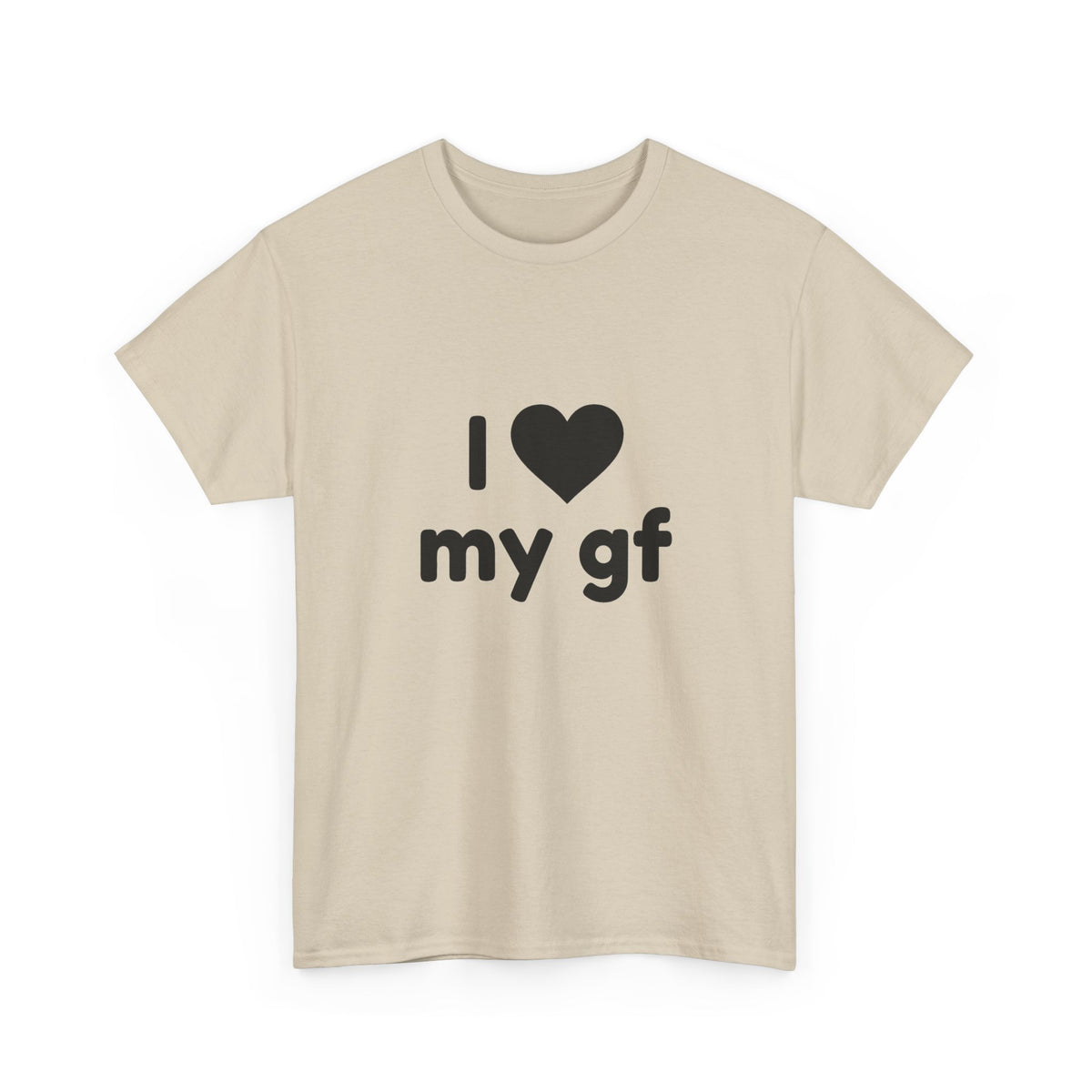 I Heart My Gf Tee — Cute Unisex Relationship T-Shirt for Girlfriend Love & Anniversary Gift