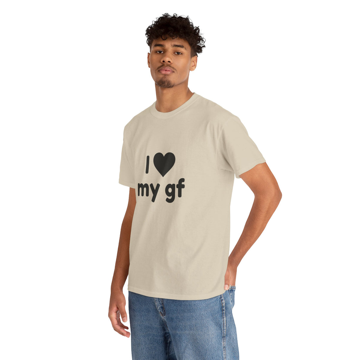 I Heart My Gf Tee — Cute Unisex Relationship T-Shirt for Girlfriend Love & Anniversary Gift
