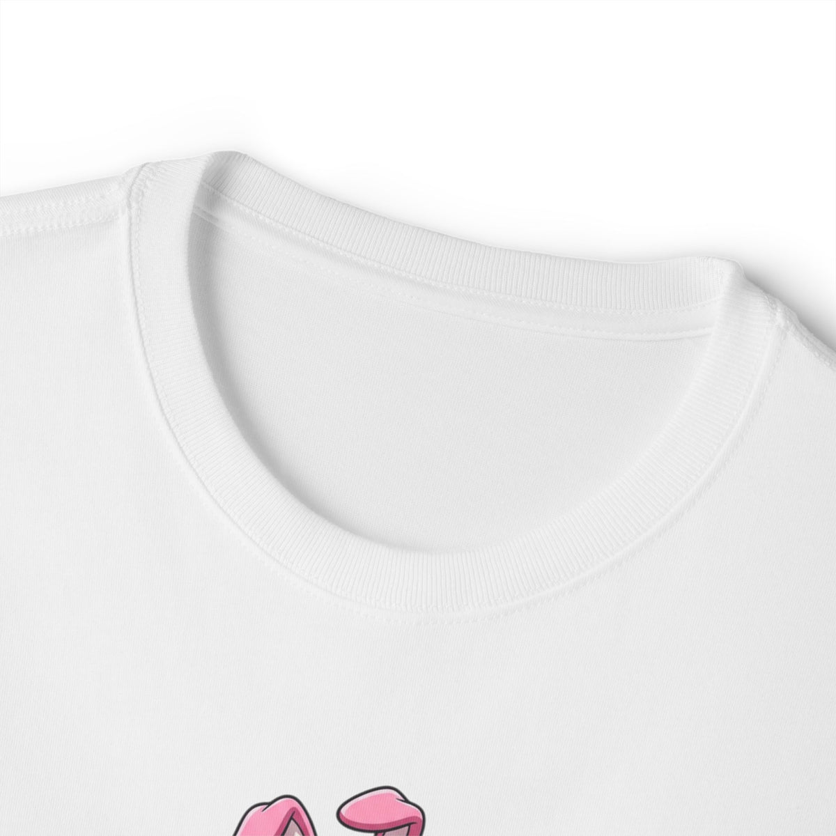 Pink Bunny Girl illustration T-Shirt | Anime Pinup Tee