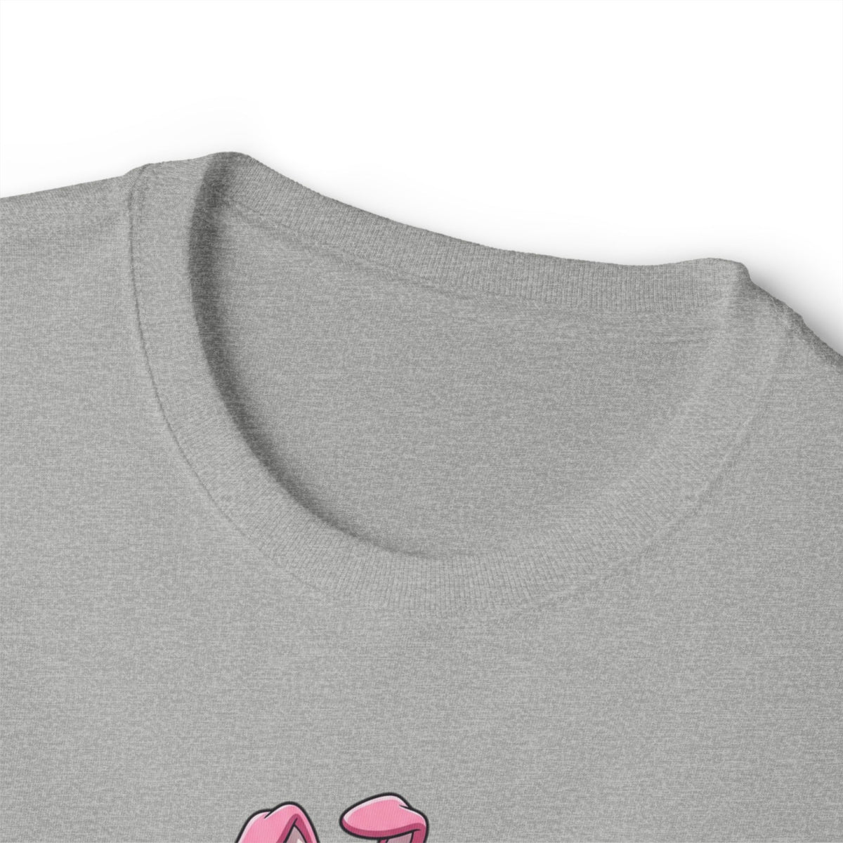 Pink Bunny Girl illustration T-Shirt | Anime Pinup Tee