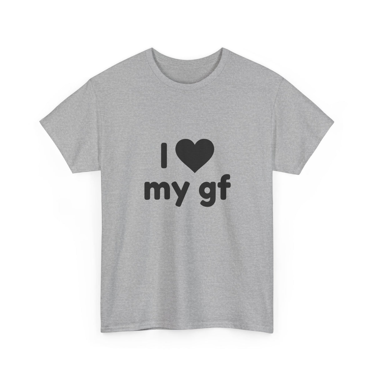 I Heart My Gf Tee — Cute Unisex Relationship T-Shirt for Girlfriend Love & Anniversary Gift