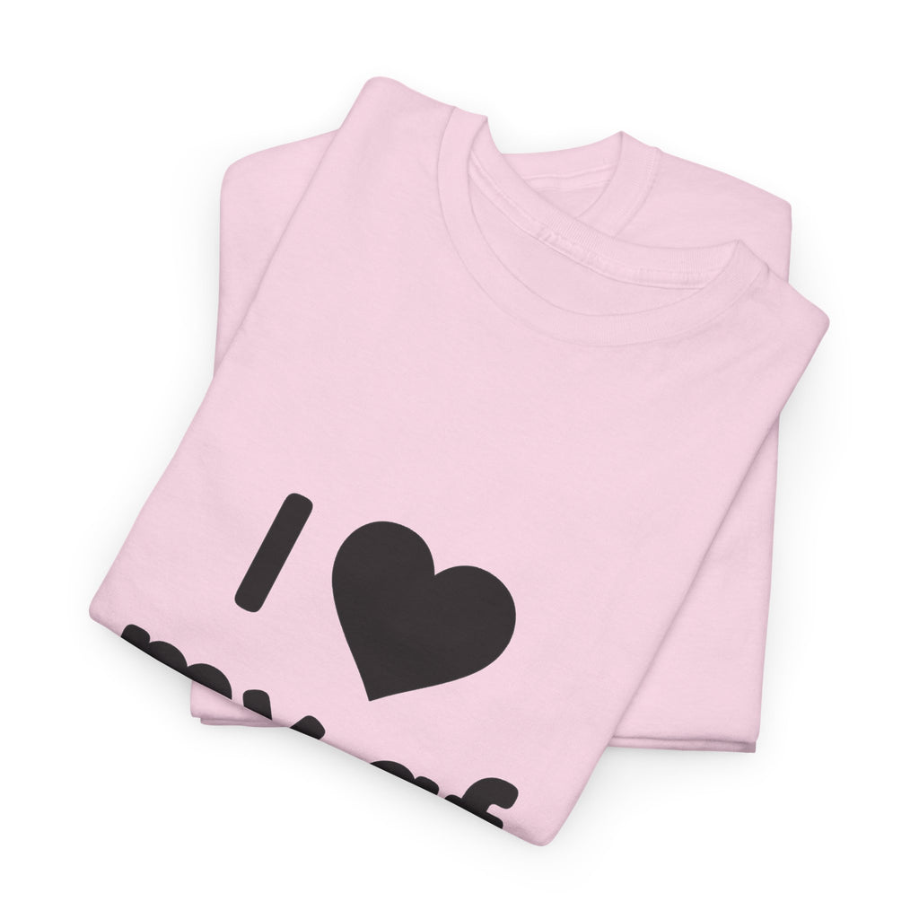 I Heart My Gf Tee — Cute Unisex Relationship T-Shirt for Girlfriend Love & Anniversary Gift